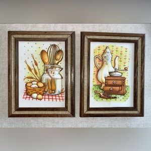 Quilted Country Scene Kitchen Frames